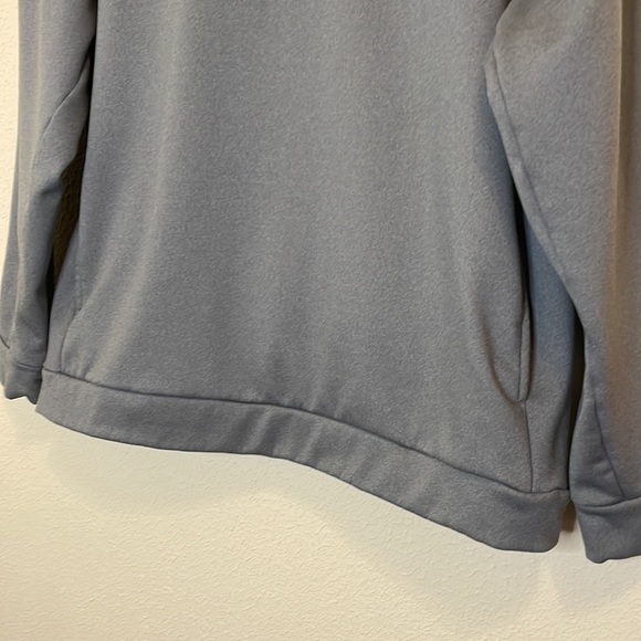 Nike Gray And White Just Do It High Neck Hoodie Size Medium - Picture 3 of 9